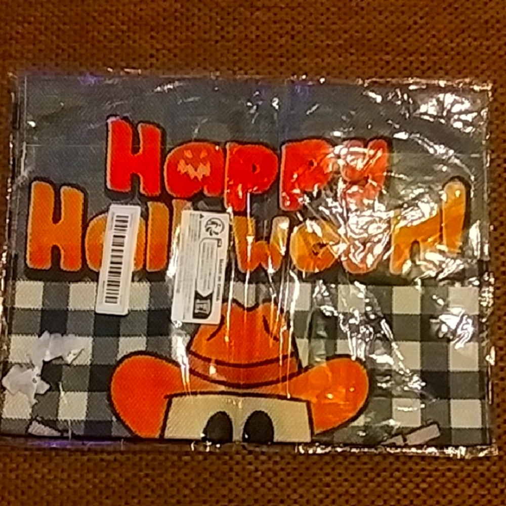 Happy Halloween Flag. 12" By 18"